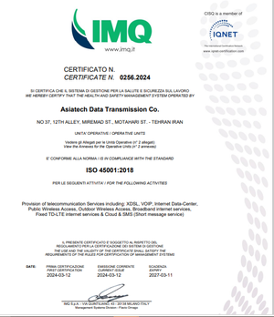 استاندارد ISO 45001:2018
